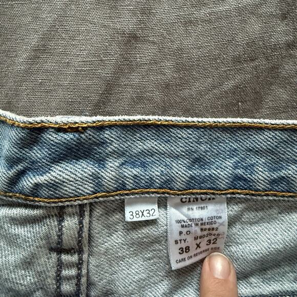 Cinch Men’s Jeans 38x32 Red Label Relaxed Tapered Denim Loose Fit Western Rare - Picture 7 of 9